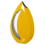 Vase Alexandra House Living Jaune Argenté Céramique 8 x 17 x 27 cm | Tienda24 Tienda24.eu