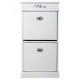 Scarpiera Alexandra House Living Bianco 28 x 98 x 50 cm 2 cassetti di Alexandra House Living, Scarpiere - Rif: D1631468, Prez...