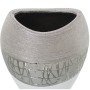 Vaso Alexandra House Living Prateado Cerâmica 18 x 10 x 21 cm | Tienda24 Tienda24.eu