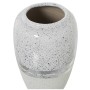 Vase Alexandra House Living Weiß Silberfarben aus Keramik 13 x 20 cm | Tienda24 Tienda24.eu