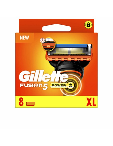 Cuchilla de Afeitar Gillette Fusion 5 Power (8 Unidades) | Tienda24 Tienda24.eu