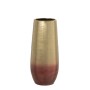 Floor vase Alexandra House Living Golden Ceramic 24 x 24 x 58 cm | Tienda24 Tienda24.eu