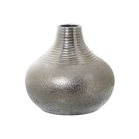 Vase Green Dolomite 15 x 18 x 15 cm (6 Units) Sphere Stripes | Tienda24 Tienda24.eu