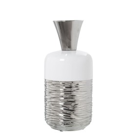 Vase Romimex Noir Céramique Rotin 20 x 40 x 20 cm Avec des poignées | Tienda24 Tienda24.eu