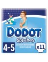 Disposable nappies Dodot Splashers 4-5 9-15 kg (11 Units) | Tienda24 Tienda24.eu