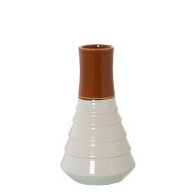 Vase DKD Home Decor Porcelain Golden White Oriental (17 x 17 x 31 cm) | Tienda24 Tienda24.eu