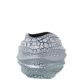 Vase Alexandra House Living Grey Ceramic 14 x 14 x 21 cm | Tienda24 Tienda24.eu