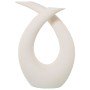 Figura Decorativa Alexandra House Living Blanco Cerámica Abstracto 18 x 36 x 52 cm | Tienda24 Tienda24.eu