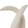 Figura Decorativa Alexandra House Living Branco Cerâmica Abstrato 18 x 36 x 52 cm | Tienda24 Tienda24.eu