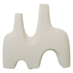 Blumenvase Romimex Beige Grau aus Keramik 14 x 23 x 14 cm | Tienda24 Tienda24.eu