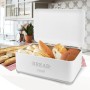 Portapane Feel Maestro MR-1677-AR-W Bianco Acciaio inossidabile 34 x 16 x 22 cm | Tienda24 - Global Online Shop Tienda24.eu