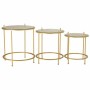 Set di 3 tavoli Alexandra House Living Oro 53 x 60 x 53 cm | Tienda24 - Global Online Shop Tienda24.eu