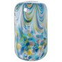 Vase Alexandra House Living Blau Weiß Kristall 18 x 18 x 31 cm | Tienda24 Tienda24.eu