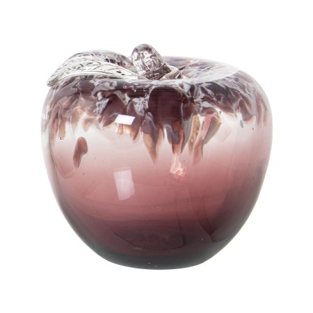 Figura Decorativa Alexandra House Living Cristal Manzana 13 x 13 cm | Tienda24 Tienda24.eu