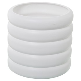 Set de Maceteros Romimex Blanco Beige Cuerda (2 Piezas) | Tienda24 Tienda24.eu