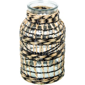 Vase Silberfarben Metall 22,5 x 39,5 x 22,5 cm (4 Stück) Mit Relief | Tienda24 Tienda24.eu