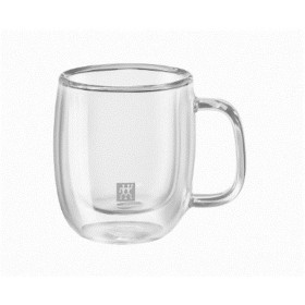 Juego de 2 Tazas de Café Zwilling 39500-110 Vidrio de Borosilicato 80 ml Transparente 2 Piezas (2 Unidades) de Zwilling, Taza...