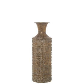 Jarrón de suelo Romimex Marrón Ratán Terracota 30 x 80 x 30 cm | Tienda24 Tienda24.eu