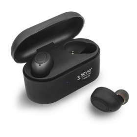 In-ear Bluetooth Headphones Savio TWS-04 Black Graphite by Savio, Single ear Bluetooth headphones - Ref: S9105083, Price: 19,...