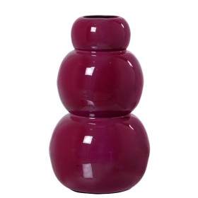 Vase Sphere Light brown Steel 15 x 23 x 13 cm (6 Units) | Tienda24 Tienda24.eu