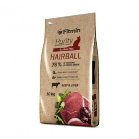 Buy Cat food Fitmin Purity Hairball Adult Veal