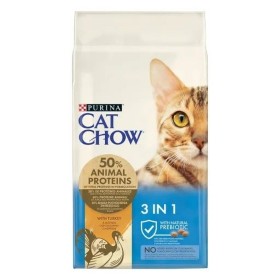 Comida para gato Purina Cat Chow 3in1 Adulto Peru Carne de bovino 15 kg de Purina, Seca - Ref: S9105477, Preço: 70,91 €, Desc...