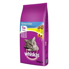 Cibo per gatti Whiskas STERILE Adulto Pollo 14 Kg di Whiskas, Secco - Rif: S9105503, Prezzo: 42,06 €, Sconto: %