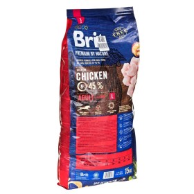 Nourriture Brit Nature Adult Large Adulte Poulet 15 kg de Brit, Sèche - Réf : S9105579, Prix : 44,20 €, Remise : %