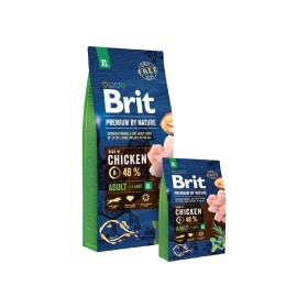 Fodder Brit Premium by Nature Adult Adult Chicken Salmon 15 kg by Brit, Dry - Ref: S9105580, Price: 45,67 €, Discount: %