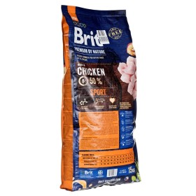 Nourriture Brit Premium by Nature Sport Adulte Poulet 15 kg de Brit, Sèche - Réf : S9105581, Prix : 46,11 €, Remise : %