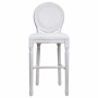 Sgabello Alexandra House Living Bianco Poliuretano 46 x 116 x 52 cm di Alexandra House Living, Sedie e Divani - Rif: D1631520...