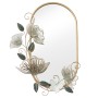 Wandspiegel Alexandra House Living Gold Metall Blume 7 x 49 x 72 cm | Tienda24 Tienda24.eu