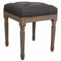 Banqueta Alexandra House Living Cinzento Borracha Madeira 41 x 48 x 41 cm | Tienda24 - Global Online Shop Tienda24.eu