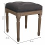 Banqueta Alexandra House Living Gris Goma Madera 41 x 48 x 41 cm de Alexandra House Living, Sillas - Ref: D1631523, Precio: 1...