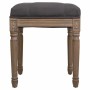 Banqueta Alexandra House Living Cinzento Borracha Madeira 41 x 48 x 41 cm | Tienda24 - Global Online Shop Tienda24.eu