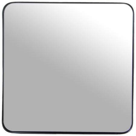 Wall mirror Alexandra House Living Black Metal Squared 4 x 54 x 54 cm | Tienda24 Tienda24.eu