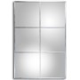 Wall mirror Alexandra House Living Silver Metal Window 7 x 114 x 79 cm | Tienda24 Tienda24.eu