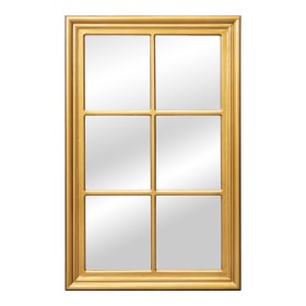 Espelho de parede Alexandra House Living Verde Dourado Vidro Madeira de mangueira 1 x 113 x 52 cm | Tienda24 Tienda24.eu