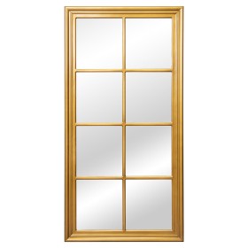 Juego de Espejos Flor Dorado Polipropileno 78 x 26 x 2,5 cm (6 Unidades) | Tienda24 Tienda24.eu