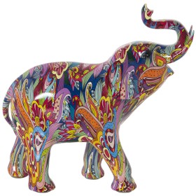 Figura Decorativa Alexandra House Living Dorado Plástico Elefante 14 x 31 x 20 cm | Tienda24 Tienda24.eu