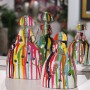 Decorative Figure Alexandra House Living Menina Multicolour Acrylic Plastic Melamin 14 x 9 x 21 cm | Tienda24 Tienda24.eu