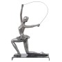 Figurine Décorative Alexandra House Living Argenté Plastique Gymnaste 13 x 19 x 27 cm | Tienda24 Tienda24.eu