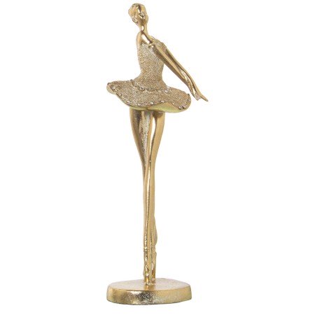 Figura Decorativa Alexandra House Living Dorado Acrílico Plástico Melamina Bailarina | Tienda24 Tienda24.eu