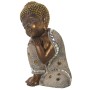 Figurine Décorative Alexandra House Living Blanc Doré Plastique Buda 15 x 16 x 24 cm | Tienda24 Tienda24.eu