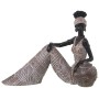 Figura Decorativa Alexandra House Living Castanho Acrílico Plástico Melamina Africana 21 x 11 x 17 cm | Tienda24 Tienda24.eu