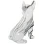 Decorative Figure Alexandra House Living Plastic Dog 15 x 18 x 23 cm Marble | Tienda24 Tienda24.eu