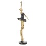 Figura Decorativa Alexandra House Living Dourado Plástico Bailarina 15 x 18 x 44 cm | Tienda24 Tienda24.eu