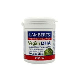 Supplément Alimentaire Lamberts Vegan DHA Oméga 3 60 Capsules Lamberts - 1