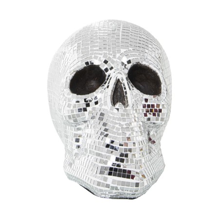 Decorative Figure Alexandra House Living Plastic Skull 19 x 27 x 21 cm Mirrors | Tienda24 Tienda24.eu