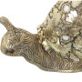 Decorative Figure Alexandra House Living Golden Acrylic Plastic Melamin Snail | Tienda24 Tienda24.eu